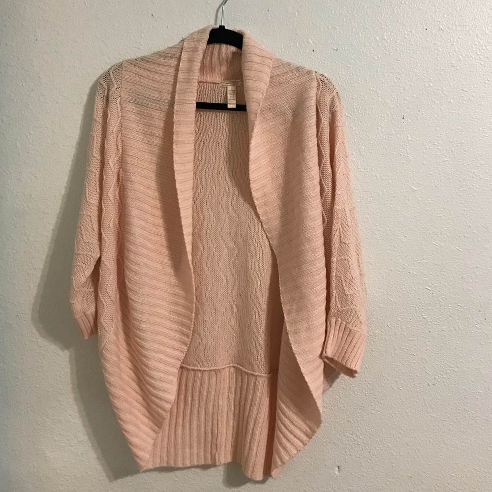 Light pink cardigan